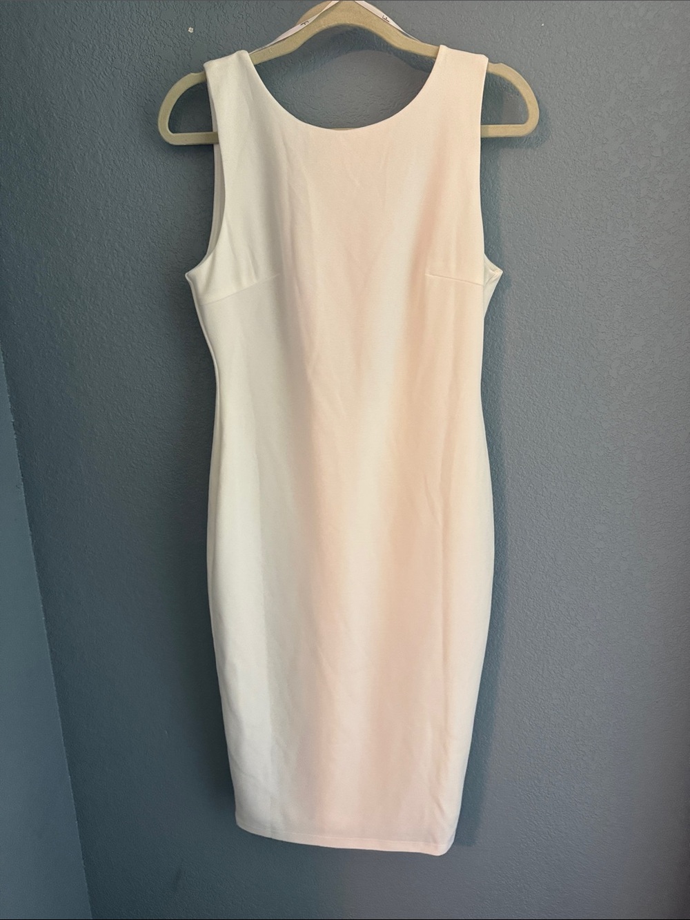 NWT Lulus Sleeveless White Sheath Dress